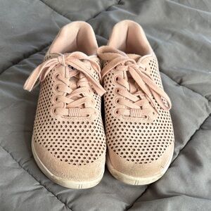NOBULL Women's Blush Pink Perforated Sneakers